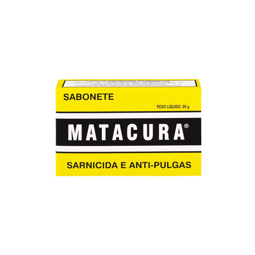 SABONETE MATACURA SARNICIDA 80G