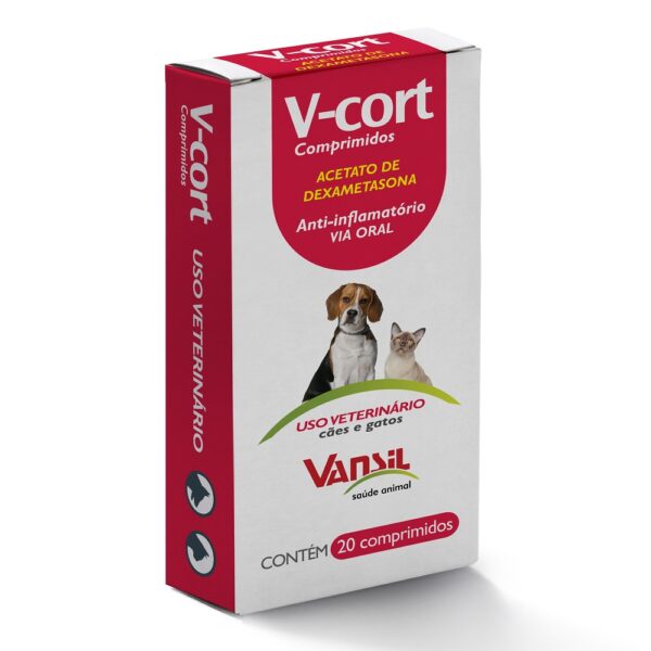 Anti-inflamatório V CORT 0,5 MG CARTELA 20 COMP