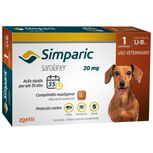 SIMPARIC 20MG 5,1 A 10KG (UNI)
