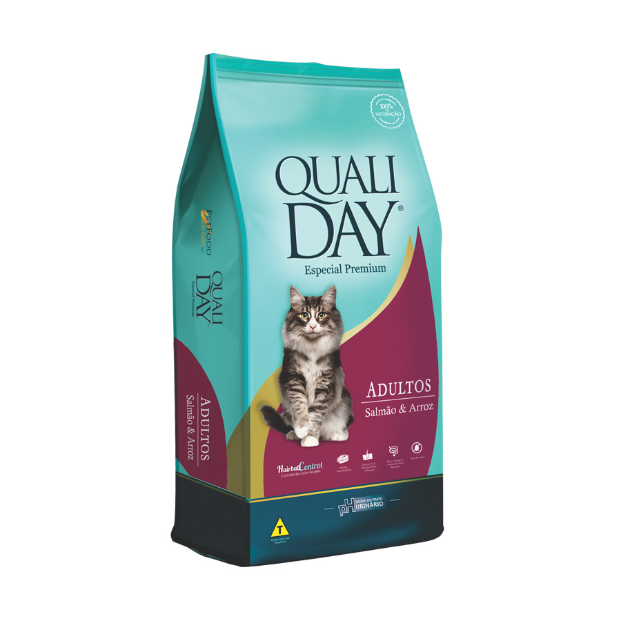 RACAO QUALIDAY CAT SALMAO 3 KG - 1214
