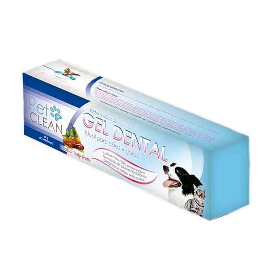 Gel Dental para Cães Pet Clean Tutti Frutty 60g