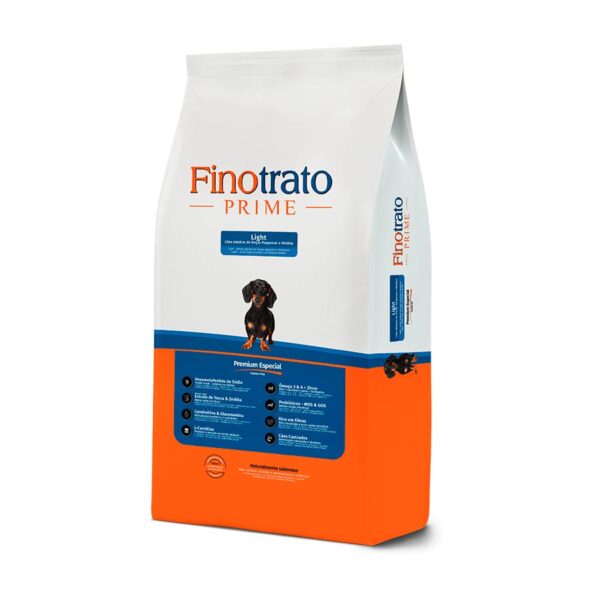 Ração Finotrato Prime Light Adultos Raças Pequenas e Médias
