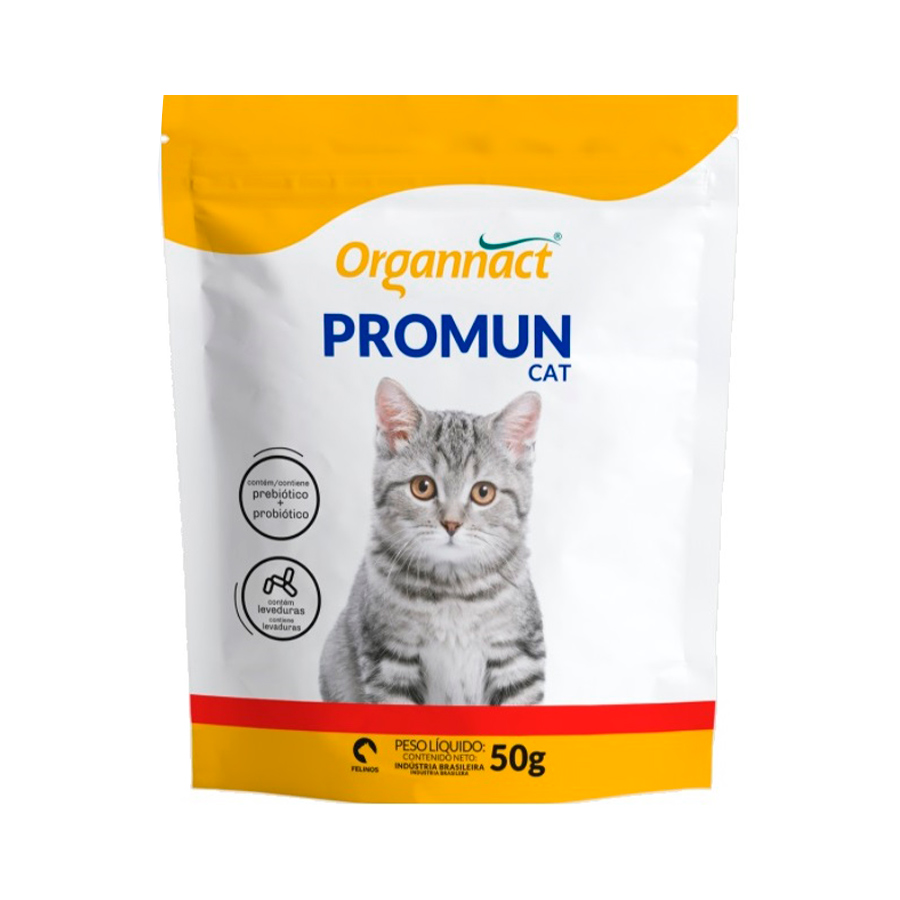 Suplemento Organnact Promun Cat para Gatos 50G