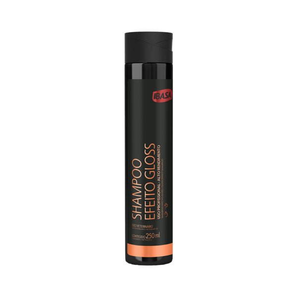 Shampoo Ibasa Efeito Gloss para Cães e Gatos 250 ml