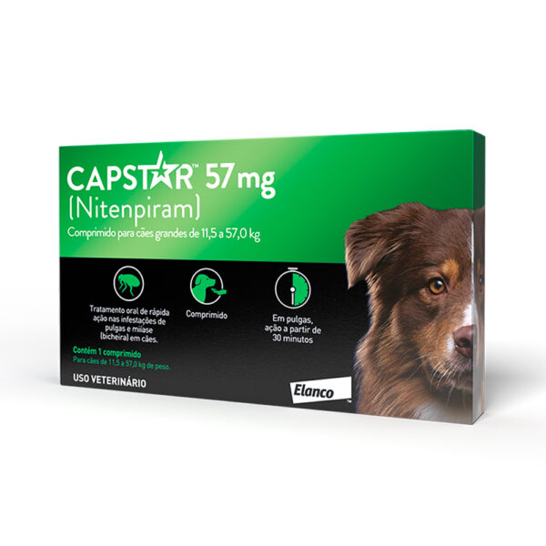 Capstar 57mg para Cães de 11 a 57kg