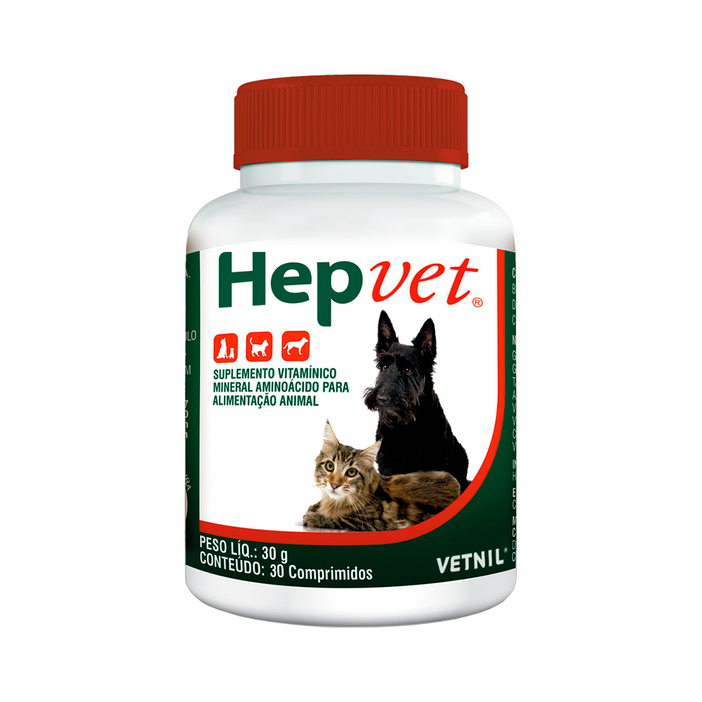 Hepvet Vetnil 30G - 30 comprimidos