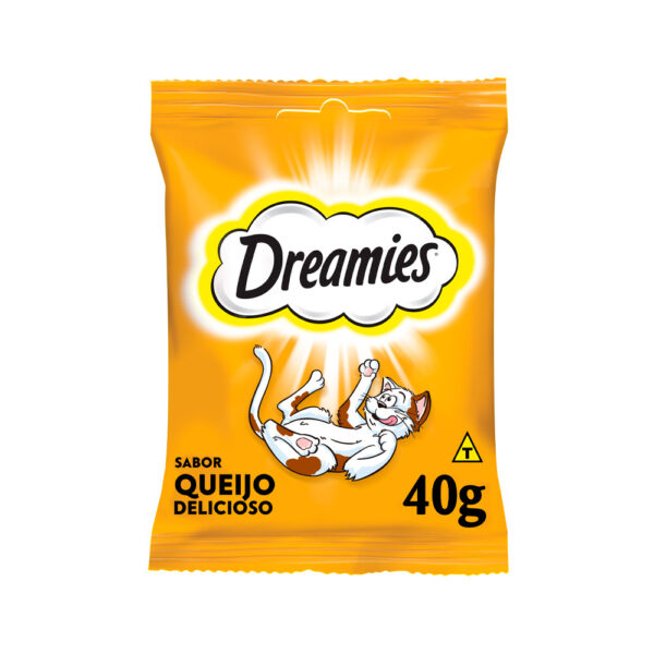 Petisco Dreamies para gatos adultos - sabor queijo delicioso - 40g