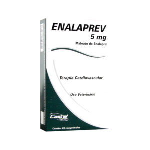 Enalaprev 5 mg - Vasodilatador para Cães c/ 20comp