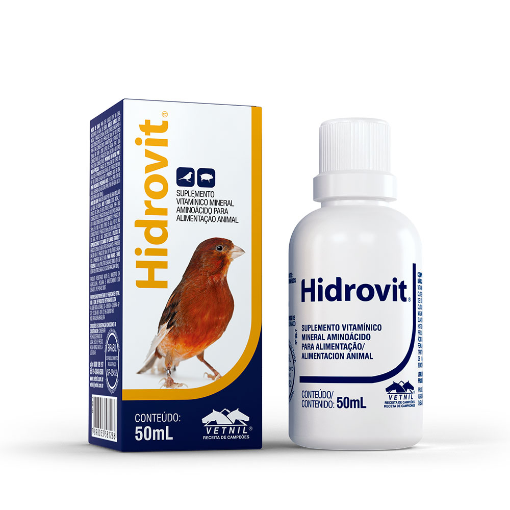Hidrovit Ventil - Suplemento vitamínico para Pássaros