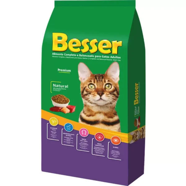 Ração Besser Premium para gatos adultos - 10kg