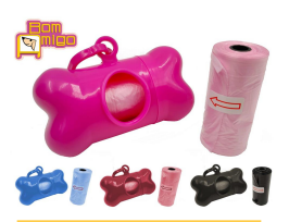 Kit Cata Caca com 2 rolos e 1 porta saquinho