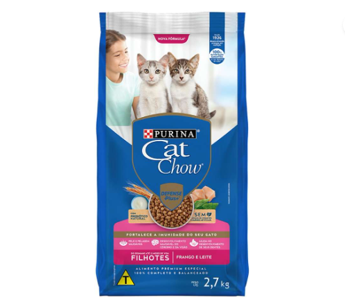 Ração Cat Chow Filhotes Frango 2,7kg