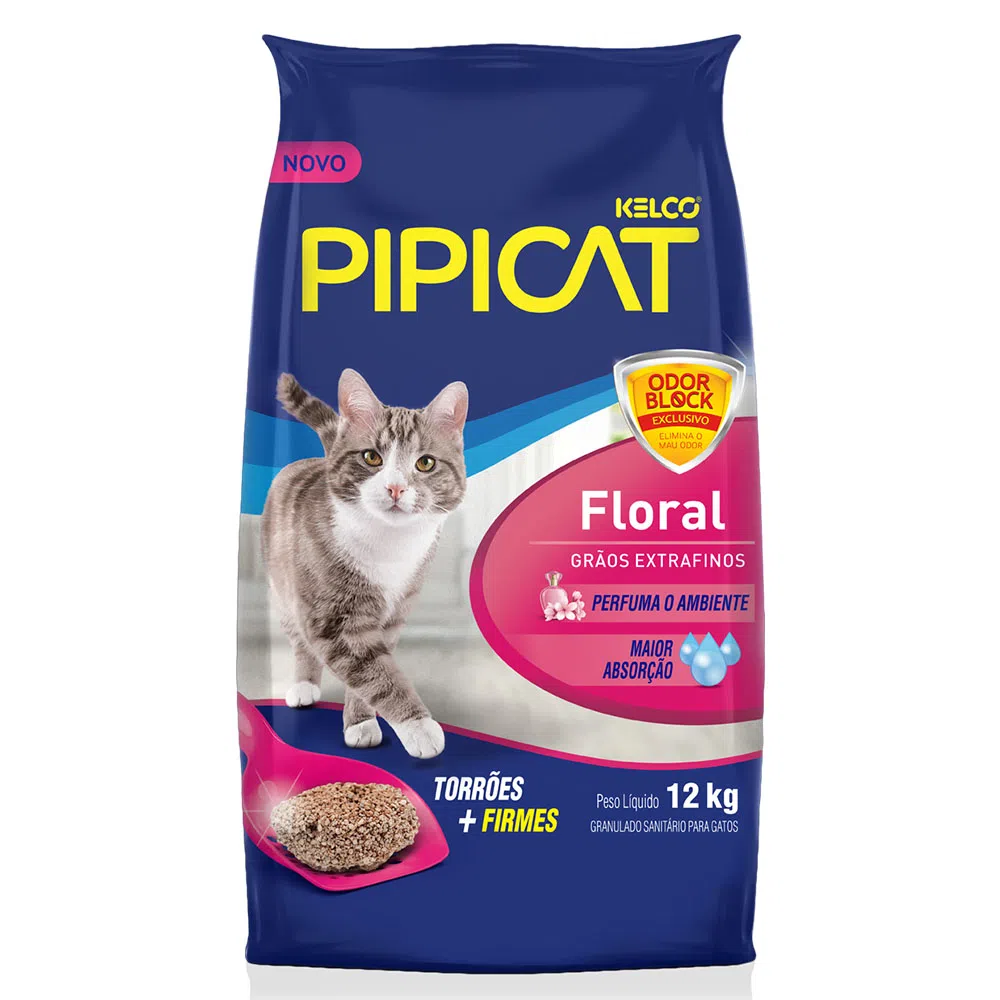 PIPICAT FLORAL 12KG