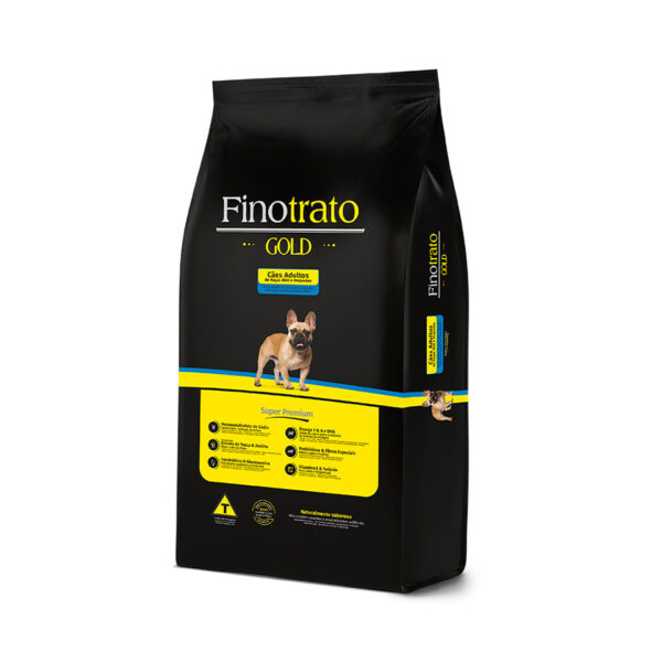 Ração Finotrato Gold para Cães Adultos de Pequeno e Médio Porte 3kg