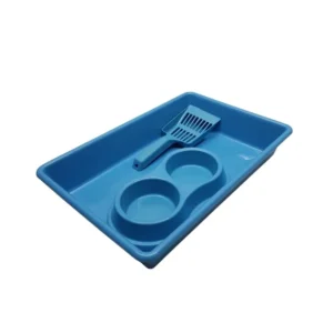 KIT HIGIÊNICO PARA GATOS PROFELINE BANDEIJA+PA+COMEDOURO