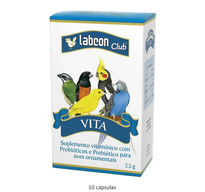 Labcon Club Vita - Suplemento vitamínico para aves - 2,5g