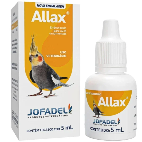 Allax Endectocida Pássaros Jofadel 5 ml