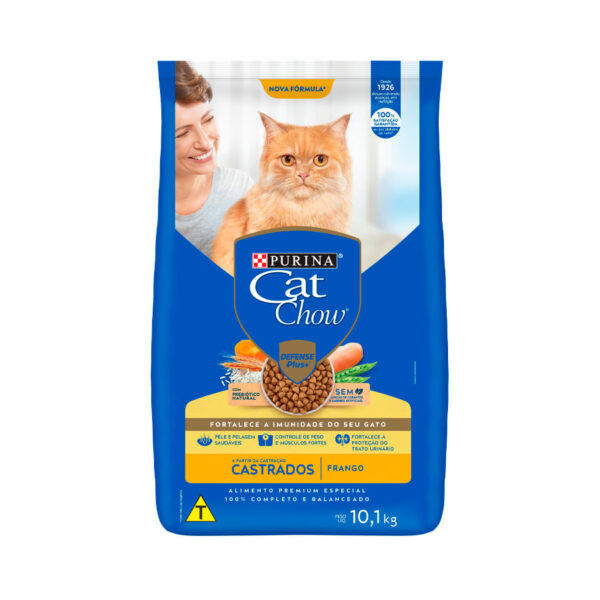 CAT CHOW Ps Castrados 10,1kg BR