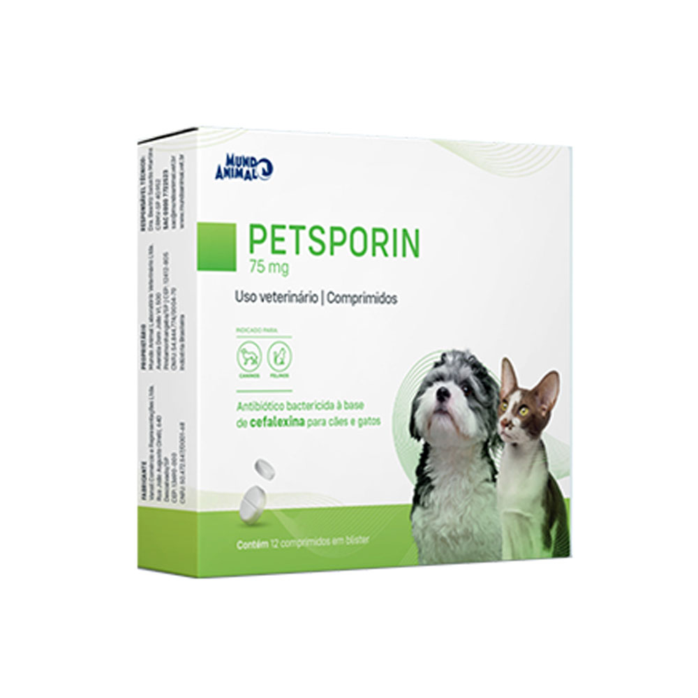 Petsporin 75mg 12 comprimidos