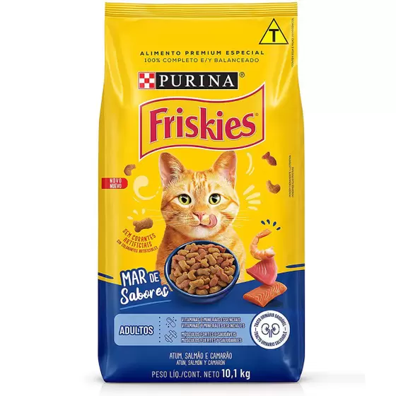 FRISKIES PEIXES E FRUTOS DO MAR 10,1 KG
