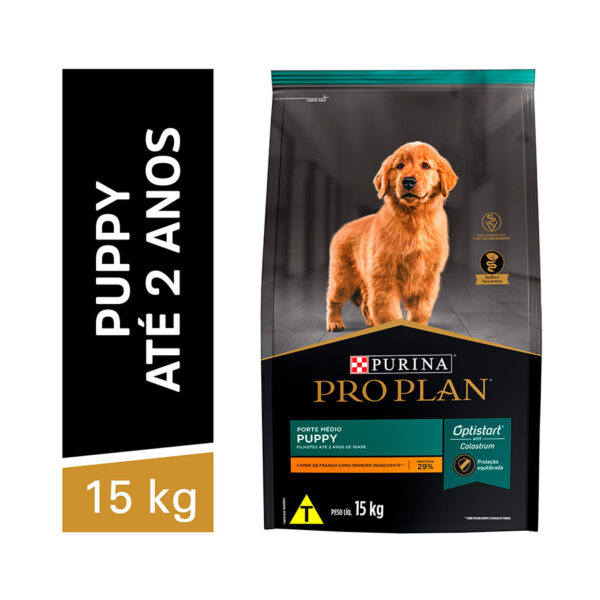 Ração Pro Plan Puppy Raças Médias 15kg