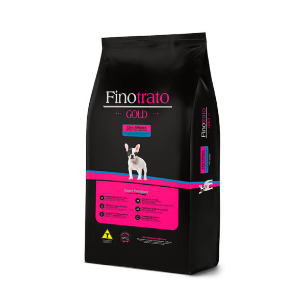 Ração Finotrato Gold para Cães Filhotes de Porte Mini e Pequeno 1kg