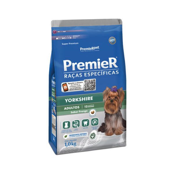 Ração Premier Raças Específicas Yorkshire para Cães Adultos 1KG