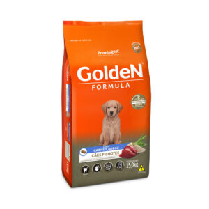 Ração Golden Fórmula para Cães Filhotes Sabor Carne e Arroz 15KG