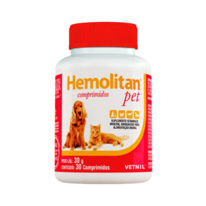 Hemolitan Pet Vetnil 30G - 30 Comprimidos