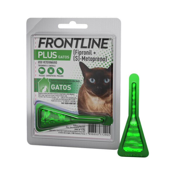 Frontline Plus Antipulgas e Carrapatos para Gatos