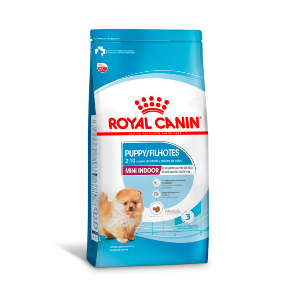 Ração Royal Canin Mini Indoor para Cães Filhotes Porte Pequeno 2,5 KG