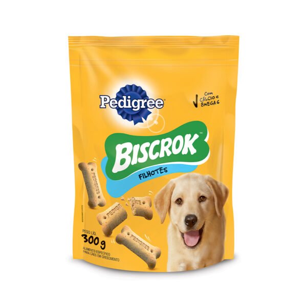 Biscoito Pedigree Biscrok Junior para Cães Filhotes 300g