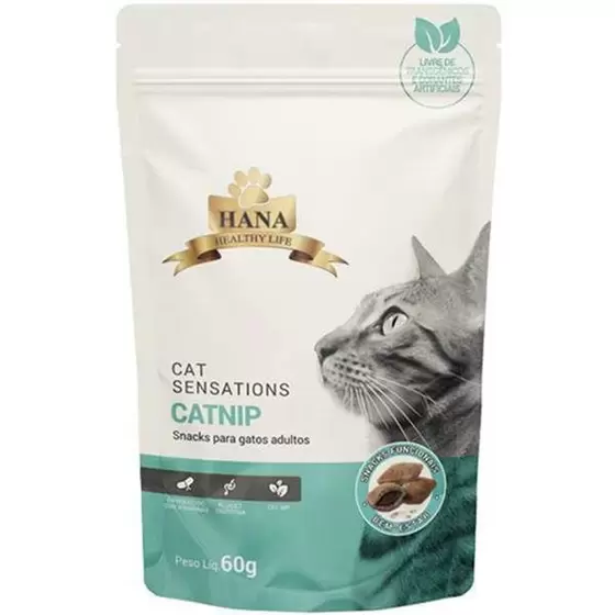 Petisco Hana Nuggets Cat Sensations Catnip 60G
