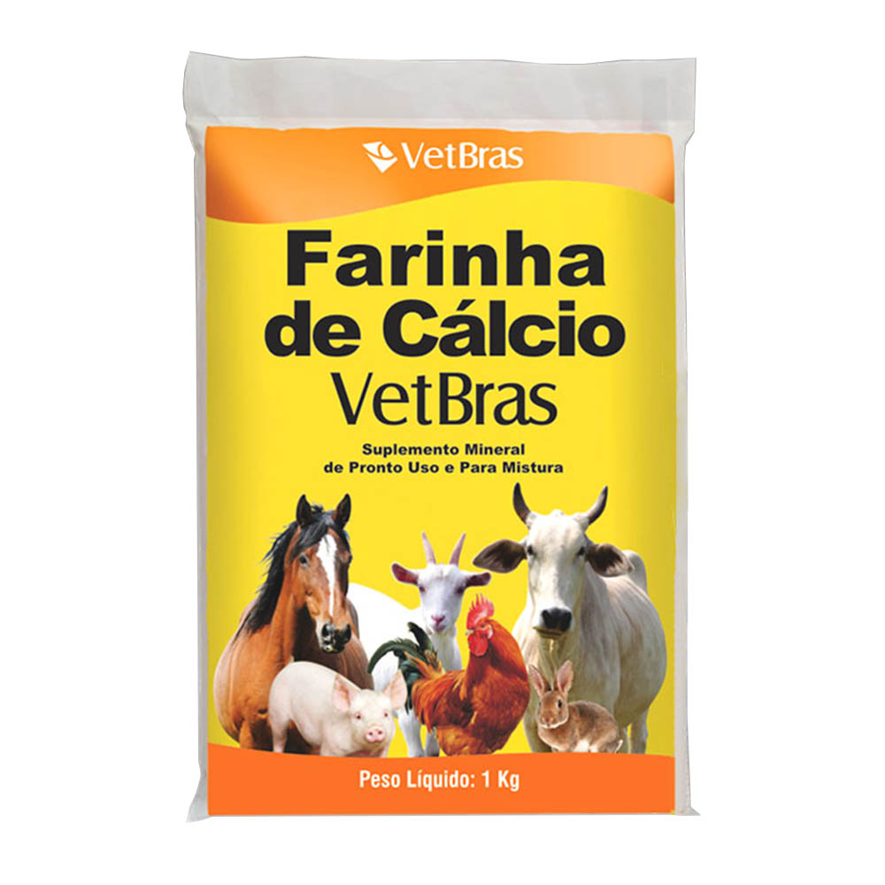 FARINHA DE CALCIO VETBRAS 1KG