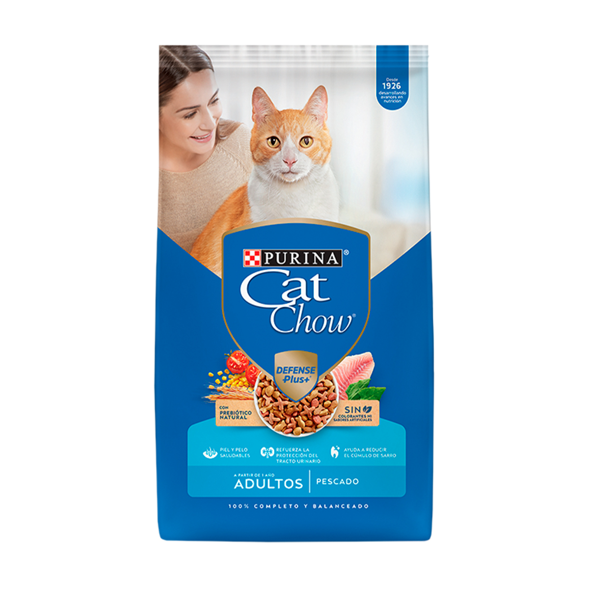 Ração Cat Chow para Gatos Adultos Sabor Peixe 1kg