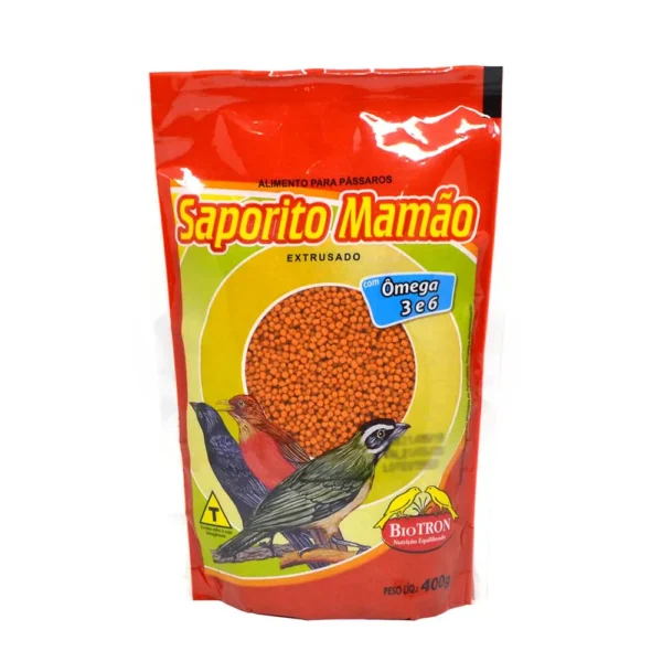 AL. PARA PASSAROS SAPORITO MAMAO - 0,400 KG