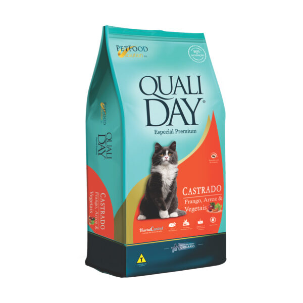 RACAO QUALIDAY CAT FRANGO CASTRADO 10,1KG - 1225