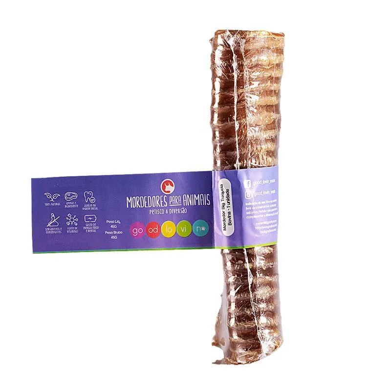 Traqueia Bovina Desidratada Cães Good Lovin Big 1 Unidade