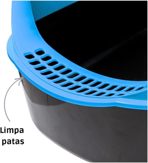 Kit Higiênico para Gatos Bandeja + Pá + Comedouros (Cores variadas) - Imagem 2