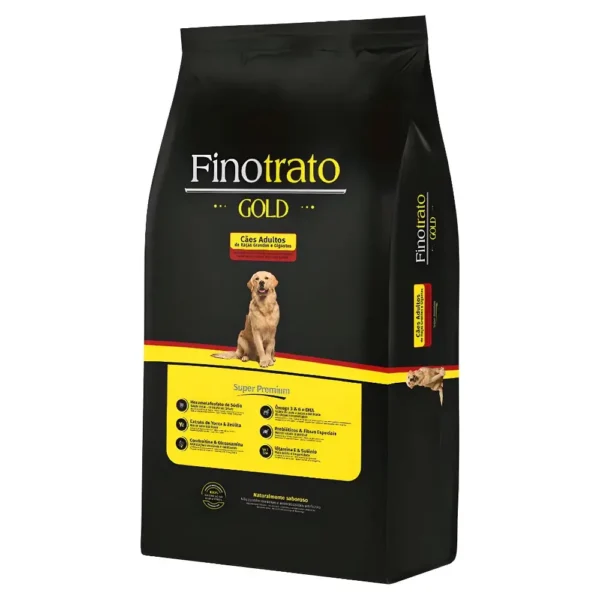 Ração Finotrato Gold para Cães Adultos de Porte Grande e Gigante 15KG