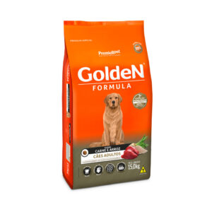 Ração Golden Fórmula para Cães Adultos Sabor Carne e Arroz 15KG