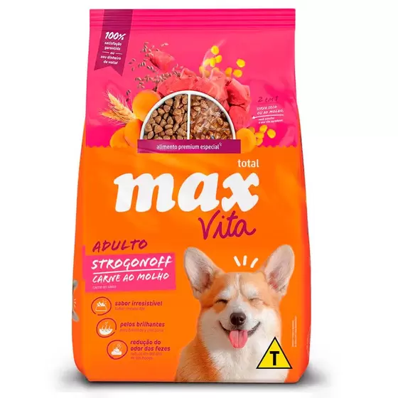 MAX VITA CAES STROGONOFF ADULTO 15KG