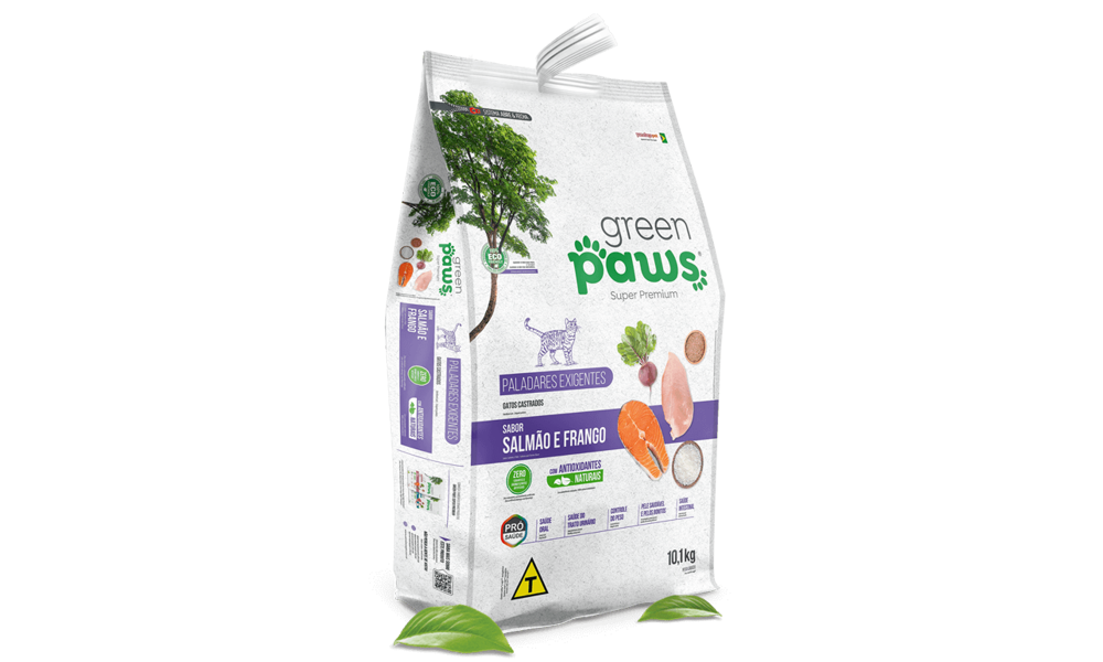GREEN PAWS GATO CAST SALMAO 1,5KG