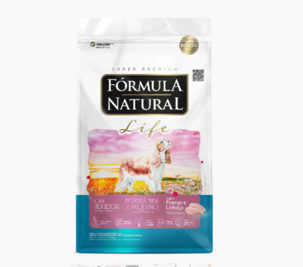 Ração Fórmula Natural para Cães Adultos Raças Mini e Pequenas 1kg